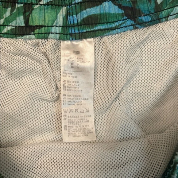 Palm Leaf Swim Suit | XL - Picture 5 of 5